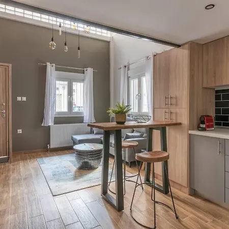 公寓 Industrial Loft Near Seaside W 200mbps 塞萨洛尼基